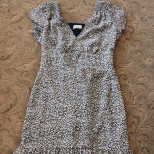 Blue floral dress